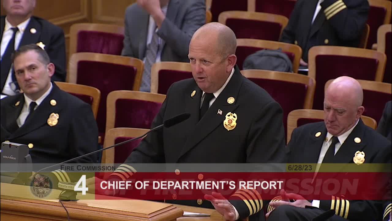 San Francisco Fire Department honors outgoing Chief Postel for leadership and service