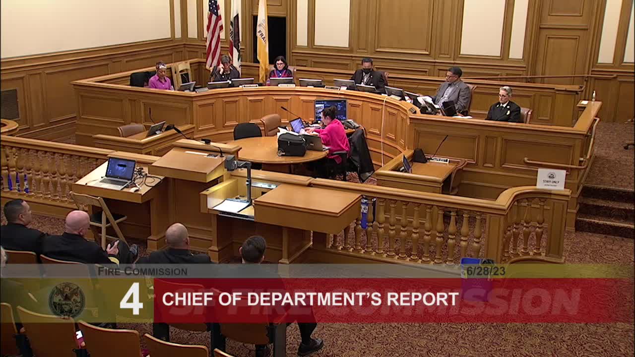 Captain Brandon Tom updates San Francisco on NERTS disaster response program