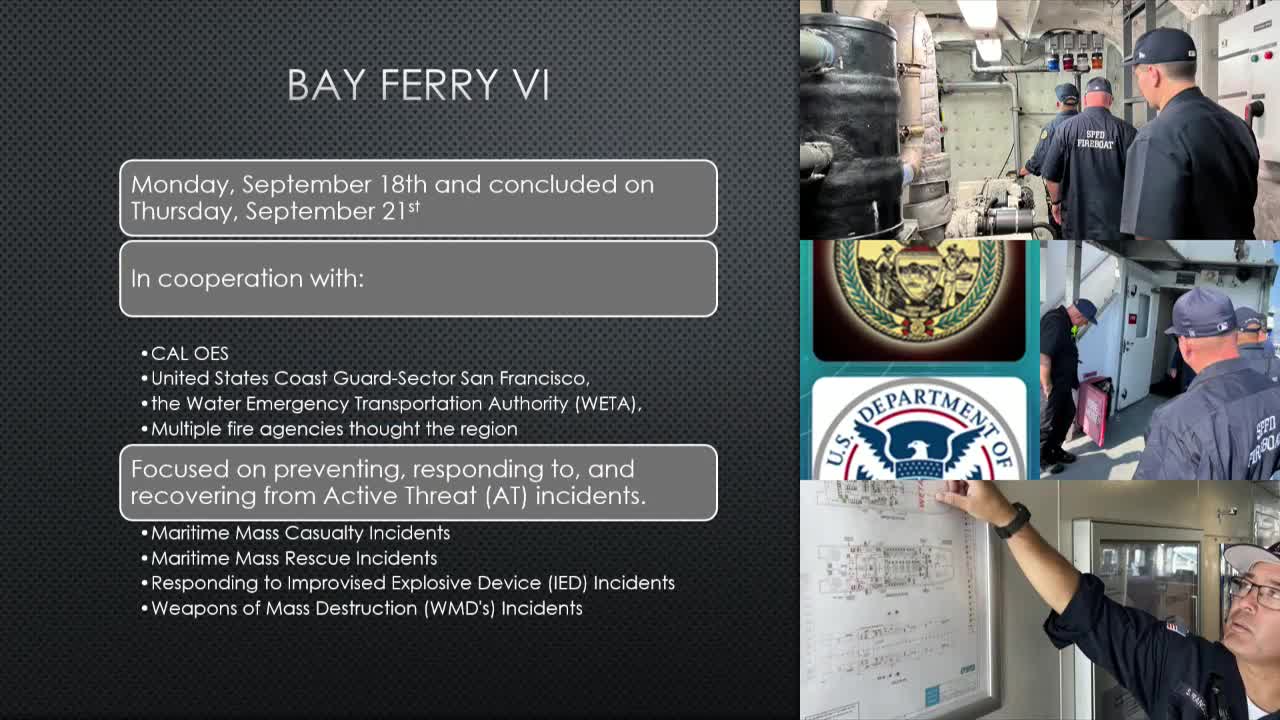 San Francisco Fire Department conducts extensive training on mass casualty response and health initiatives