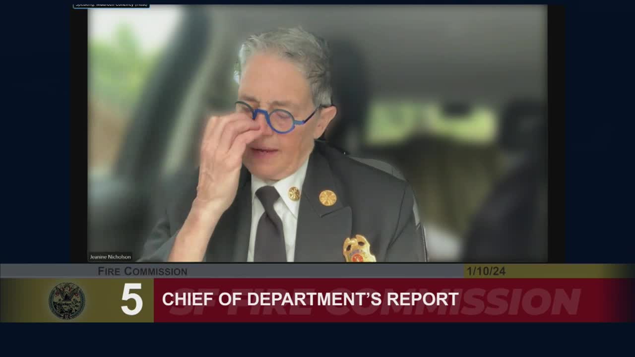 San Francisco Fire Commission honors Sally Kazaza for toy program leadership