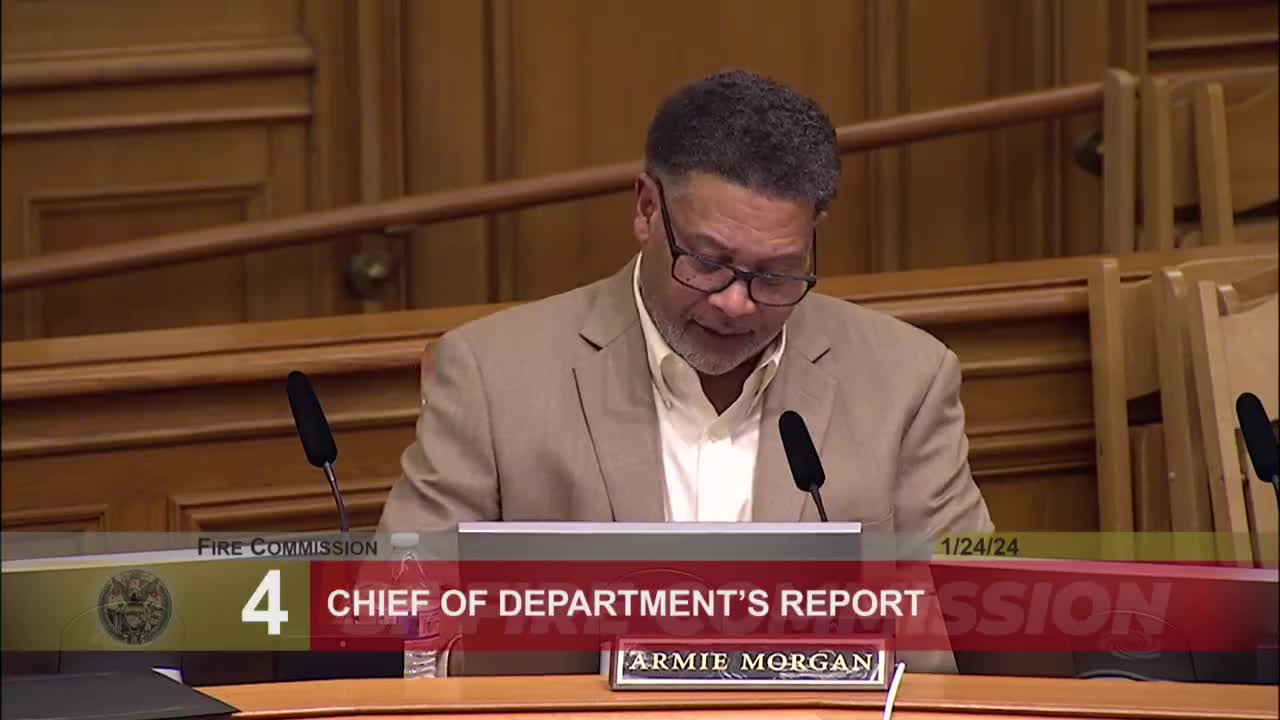 Commissioners praise chief's 30 years and discuss community service strategies