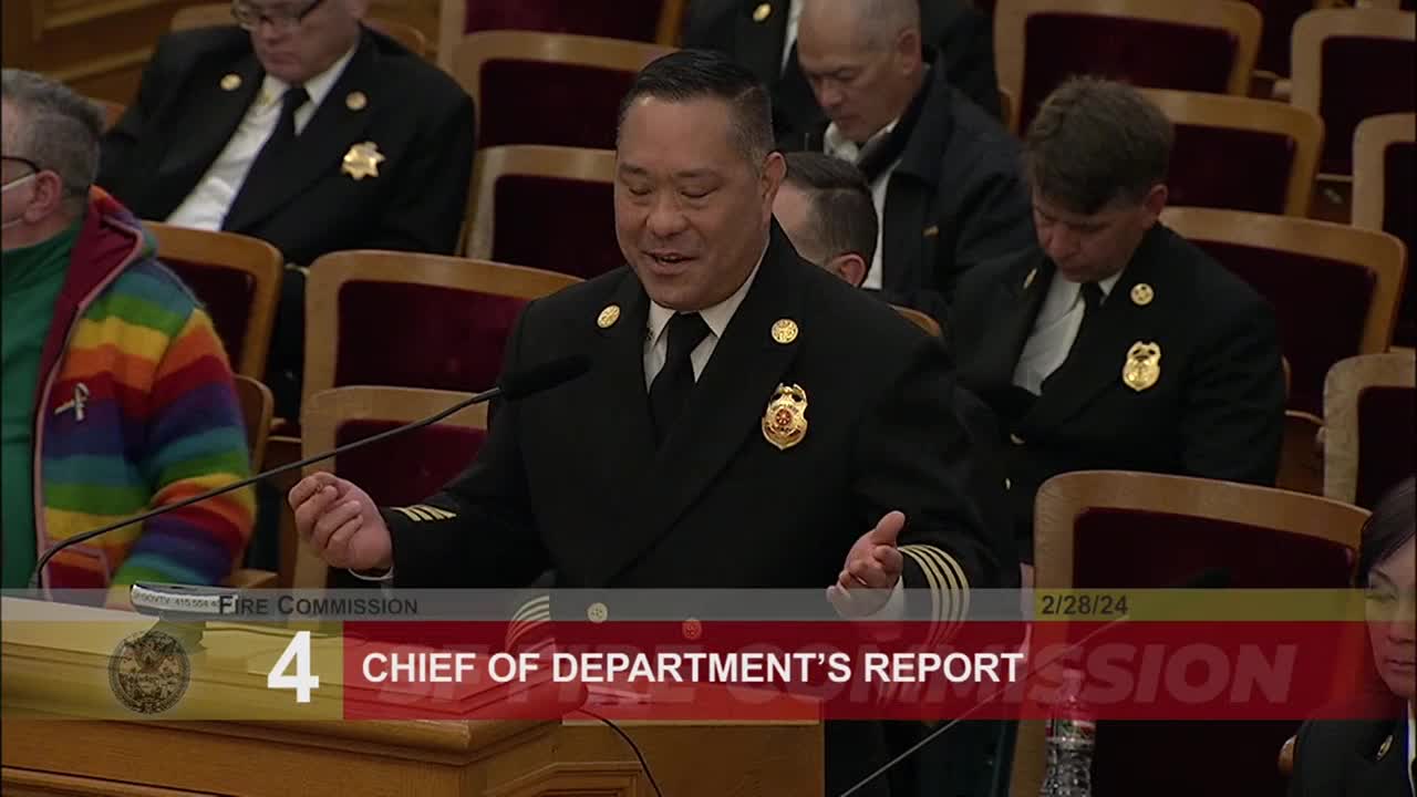 Deputy Chief Brown outlines January planning for climate resilience and public safety