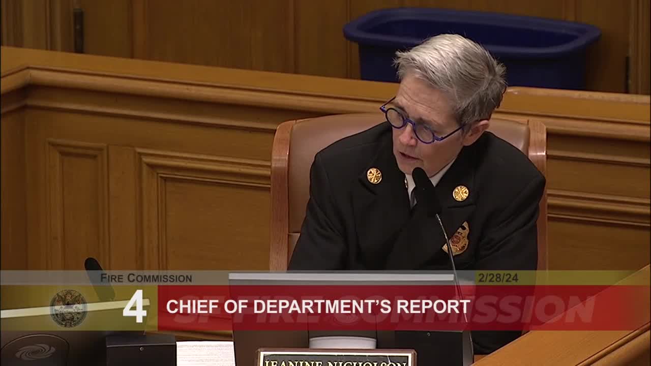 San Francisco Fire Department seeks interns while addressing healthcare and budget issues