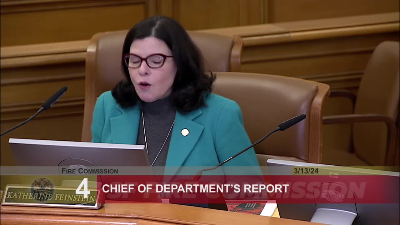 San Francisco Fire Department commended for handling record 123 service calls during storm