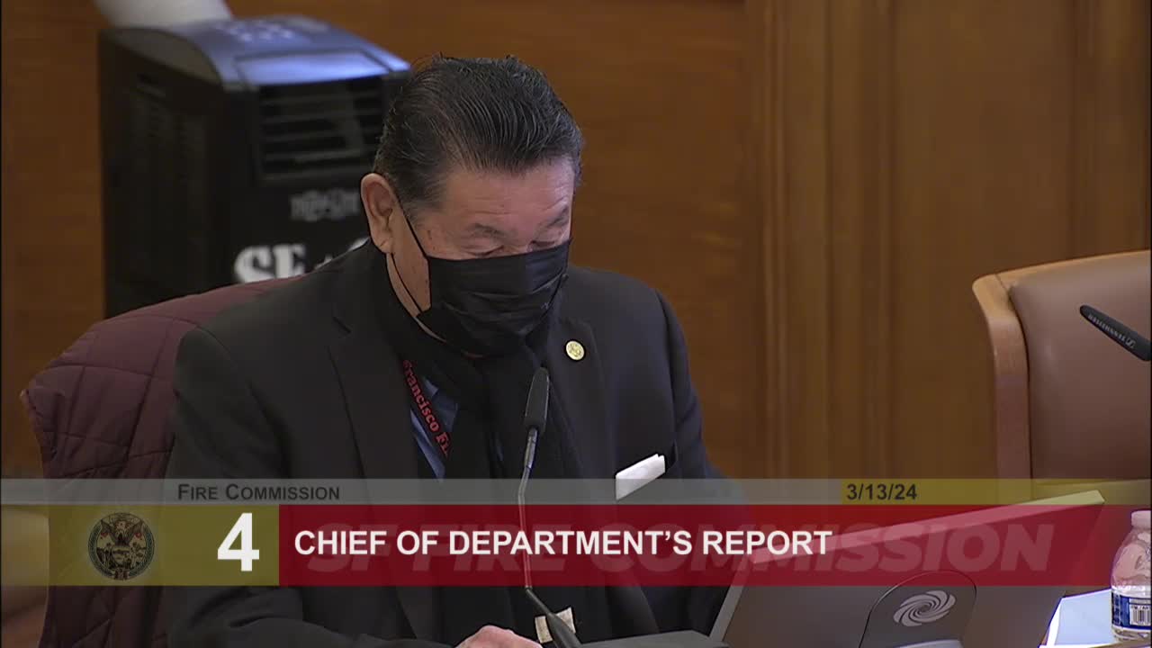 San Francisco Fire Chief reports sixfold increase in outside fires over decade