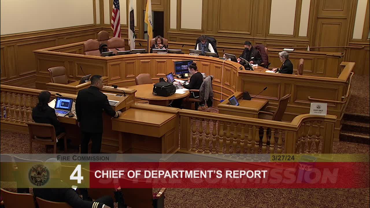 San Francisco Chief discusses EMT training program for 18 to 26 year-olds