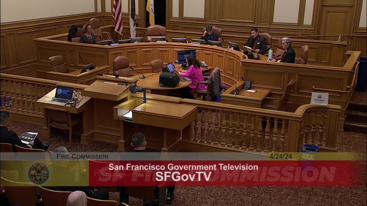 San Francisco Fire Commission acknowledges Ramaytush Ohlone heritage in meeting