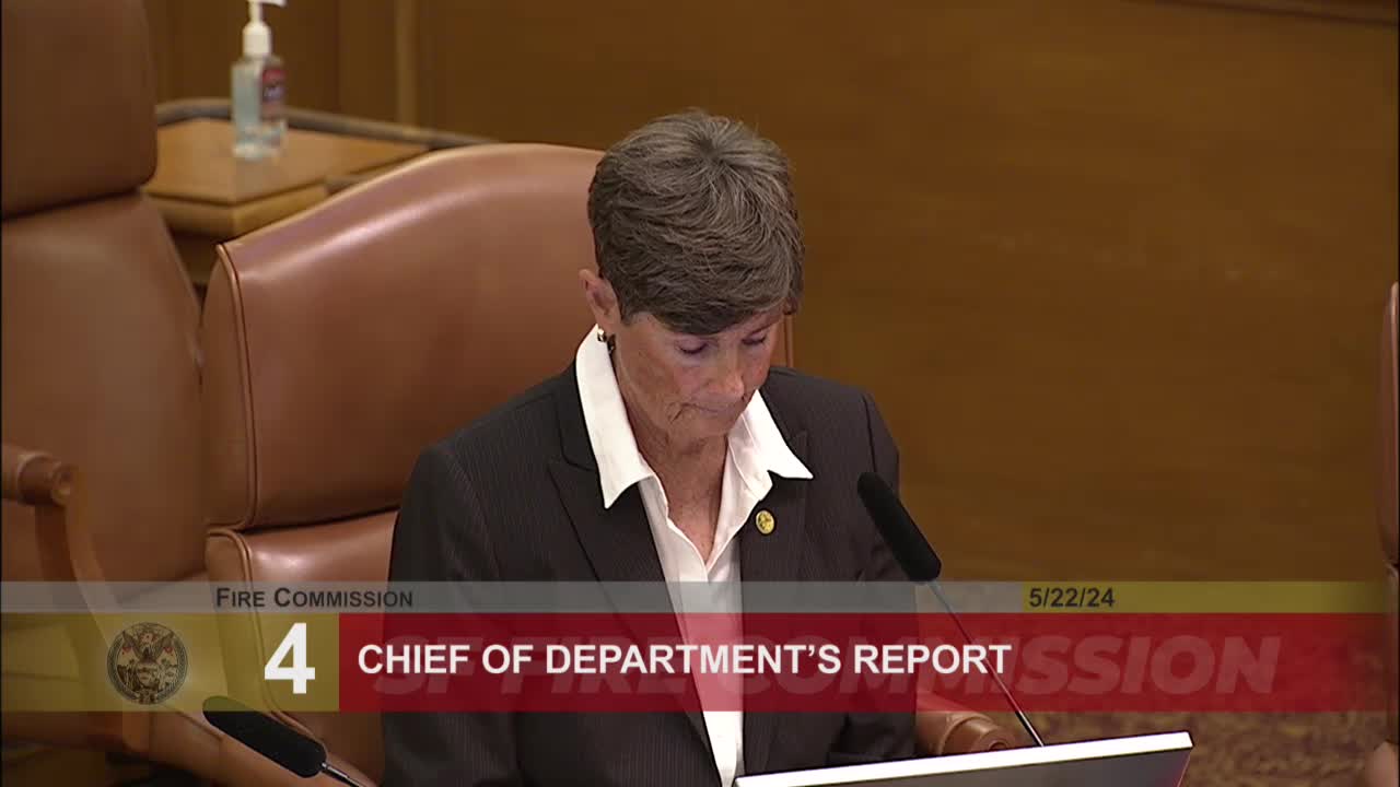 Chief Lathrop presents detailed report on Japan airport incident response