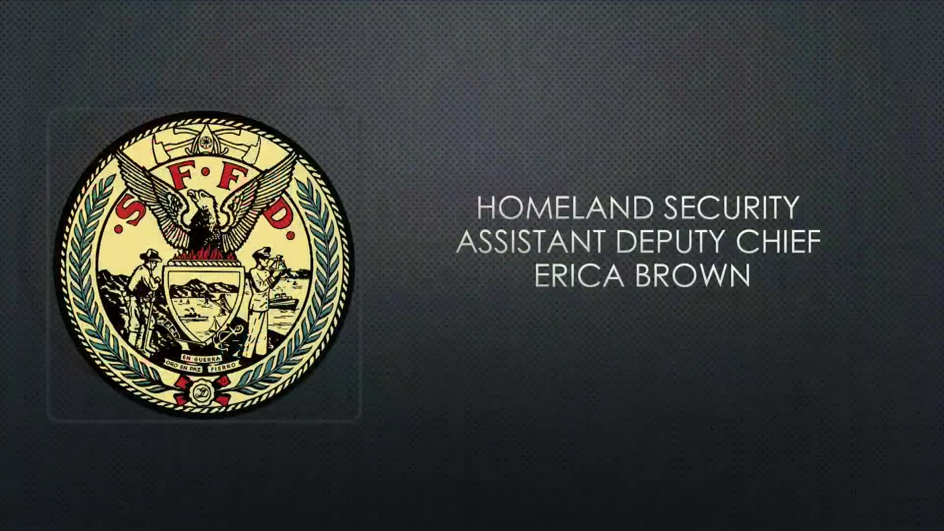 Homeland Security Chief Brown coordinates disaster resilience efforts and emergency response training