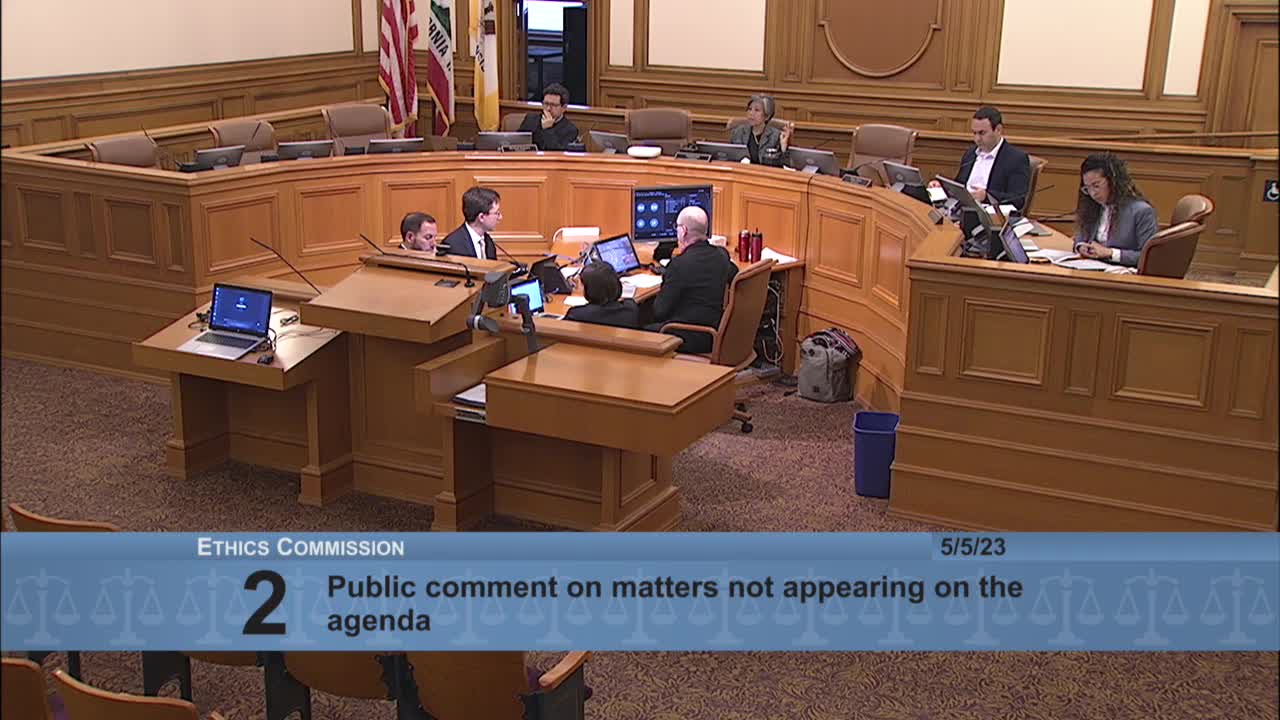 San Francisco resident demands stronger Ethics Commission amid claims of corruption and mismanagement