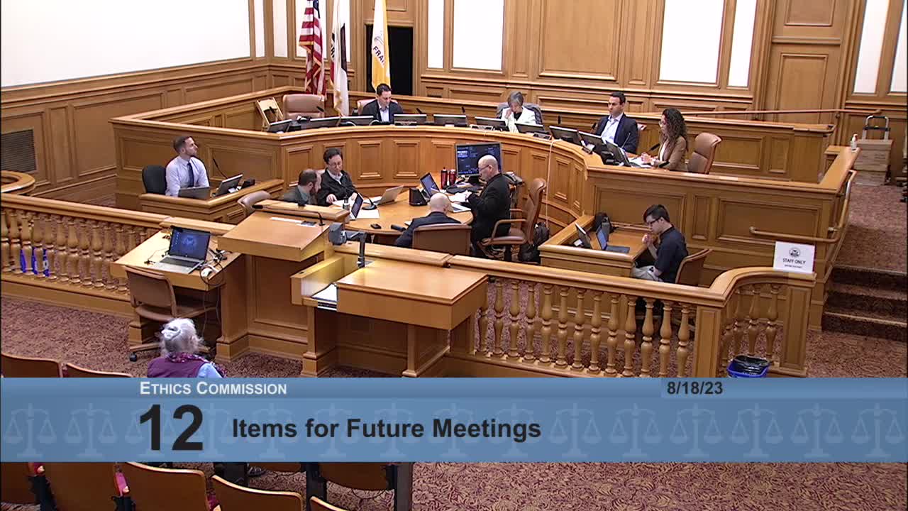 San Francisco Ethics Commission honors Charlie Mostellar's contributions and legacy