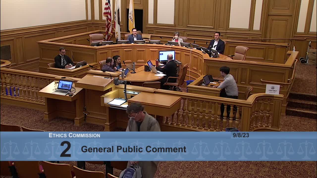 San Francisco Ethics Commission faces public scrutiny over accountability issues