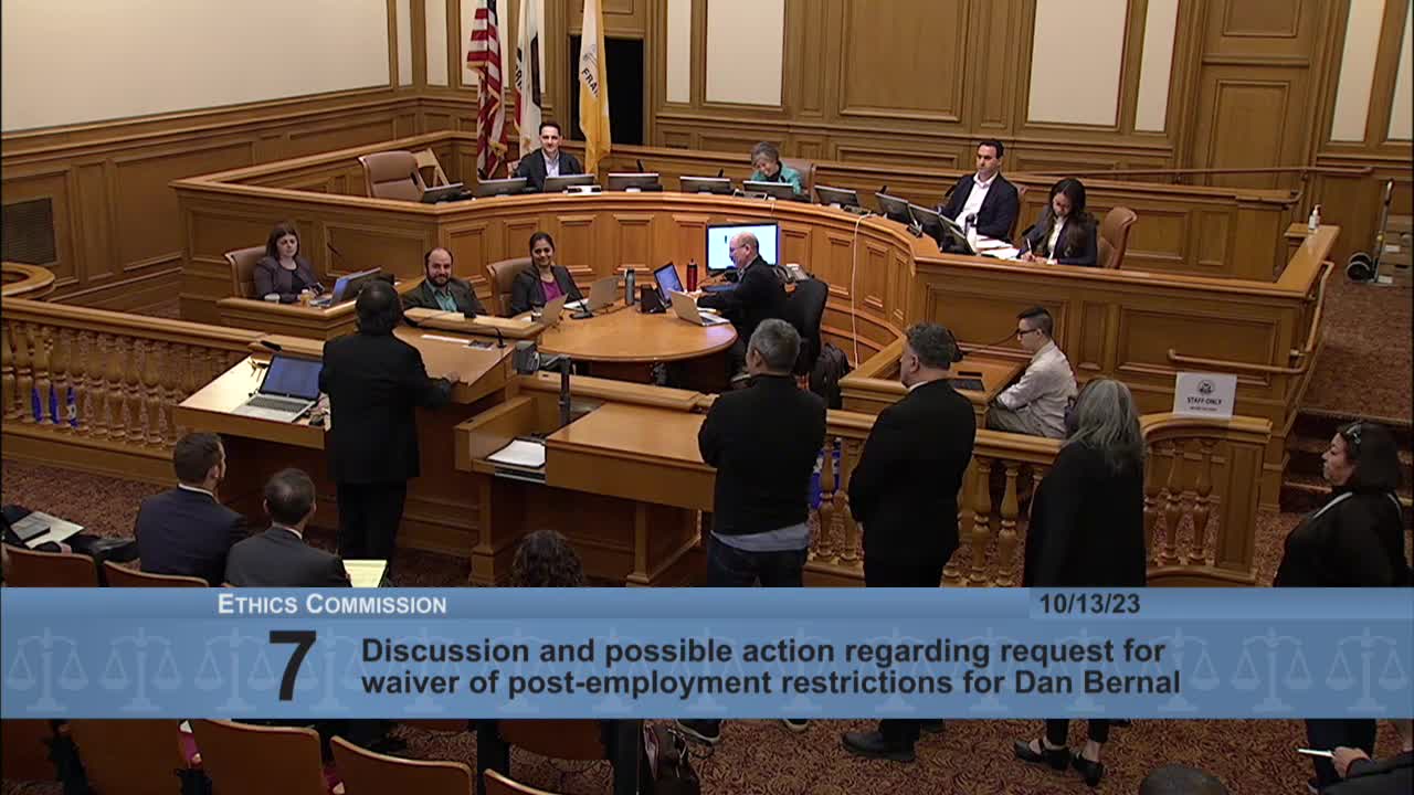 Community Leaders Advocate for Dan Bernal's Waiver in San Francisco