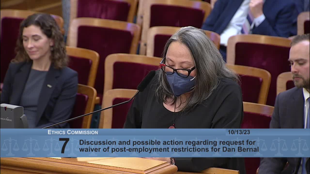 San Francisco Ethics Commission considers waiver for Dan Bernal's UCSF appointment