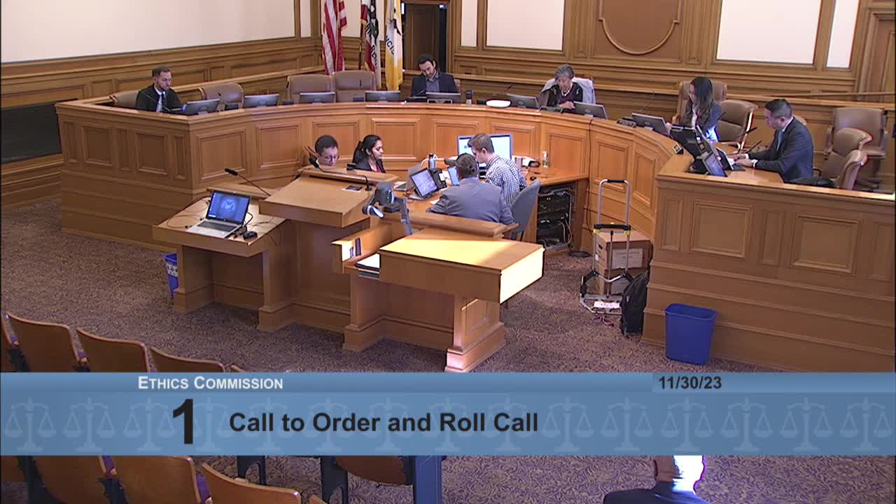 Commissioner Tsai joins San Francisco finance commission for first official meeting