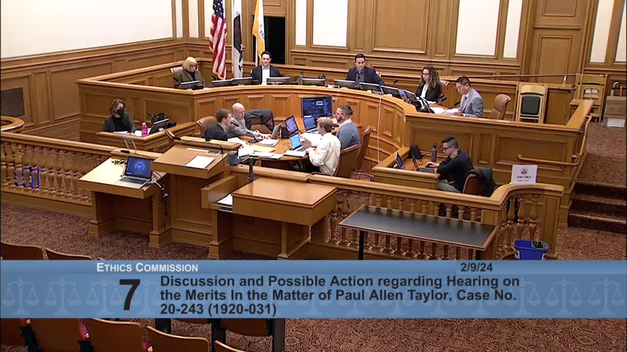 Ethics Commission examines evidence from Jowl for Mayor campaign in public hearings