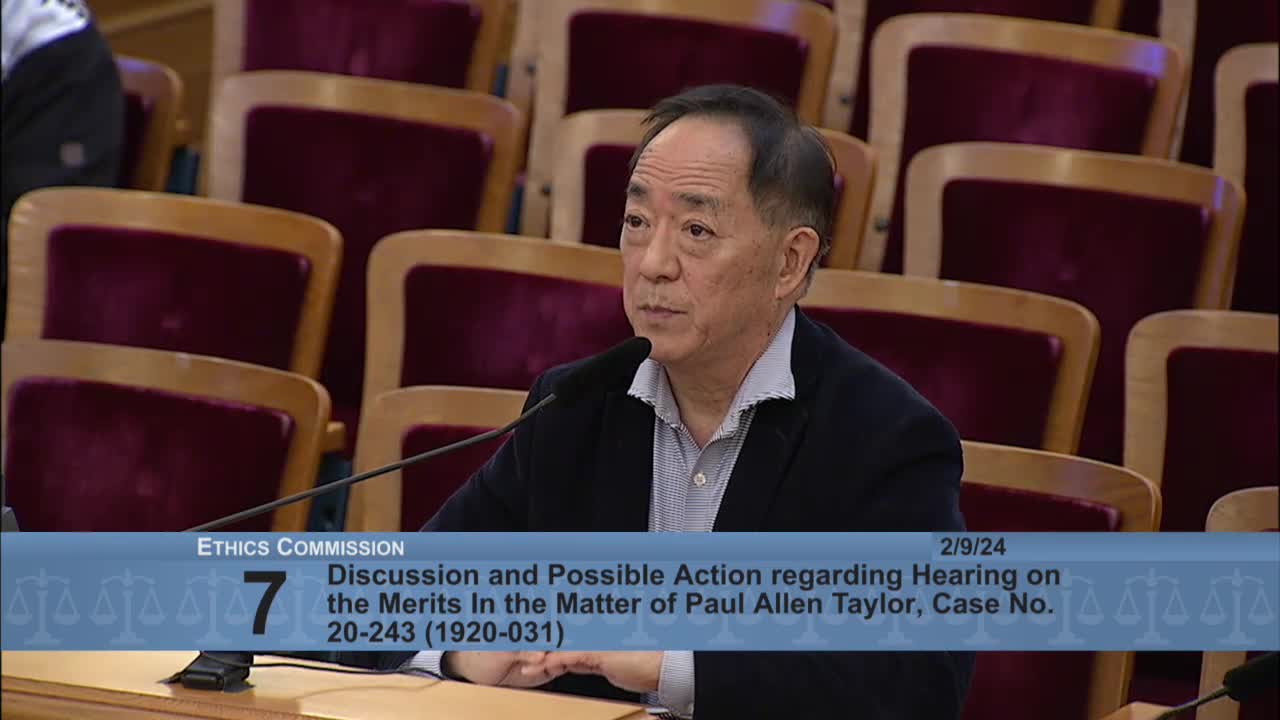 Ethics Commission investigates Paul Taylor's role in campaign donation scheme