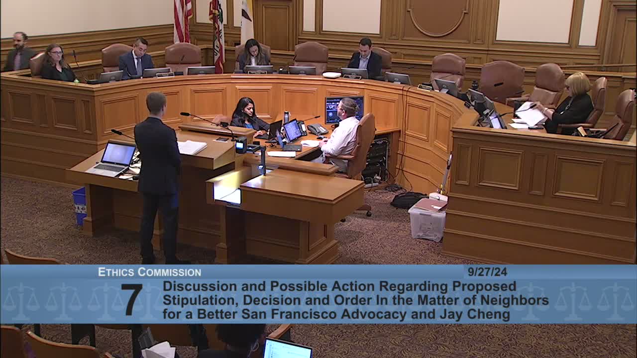 Ethics Commission approves $53,916 settlement for Neighbors for a Better San Francisco Advocacy