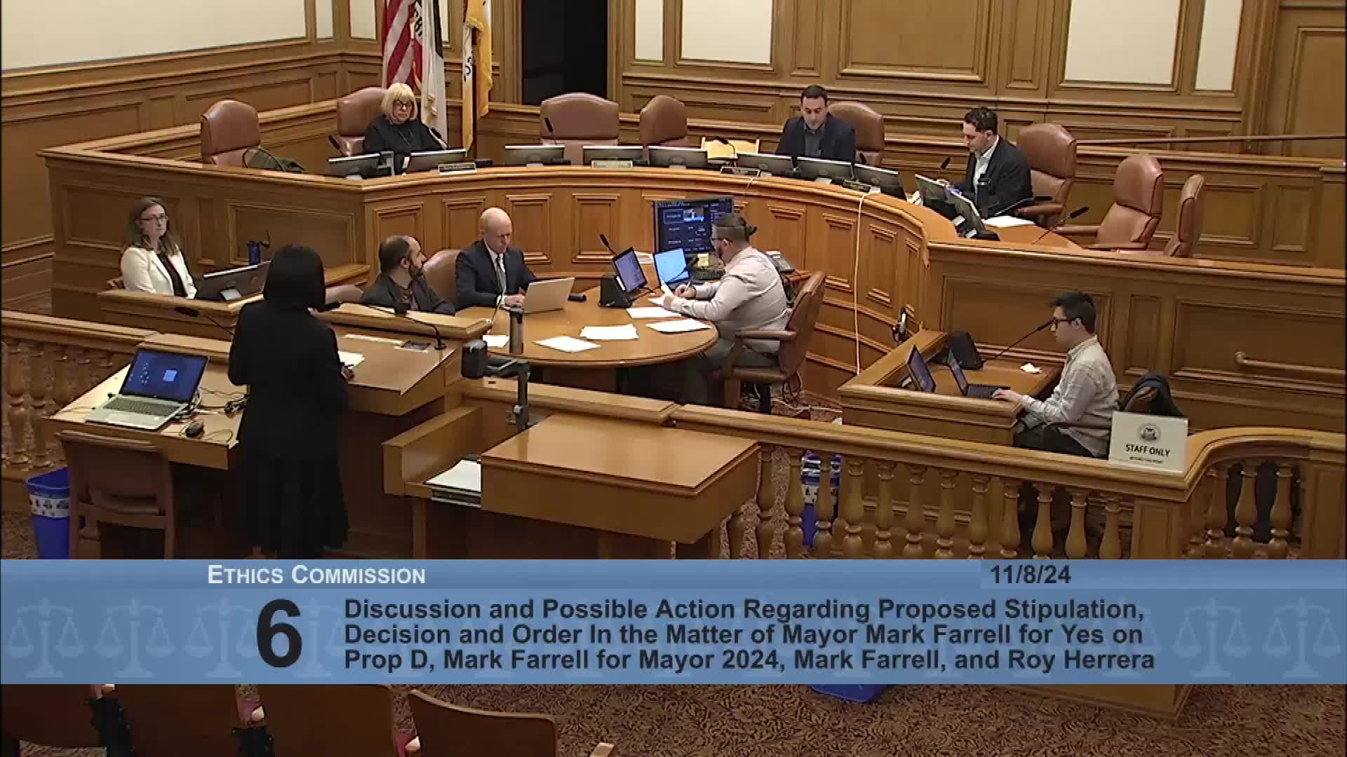 Ellen Li Zhao demands correction of public record during San Francisco meeting