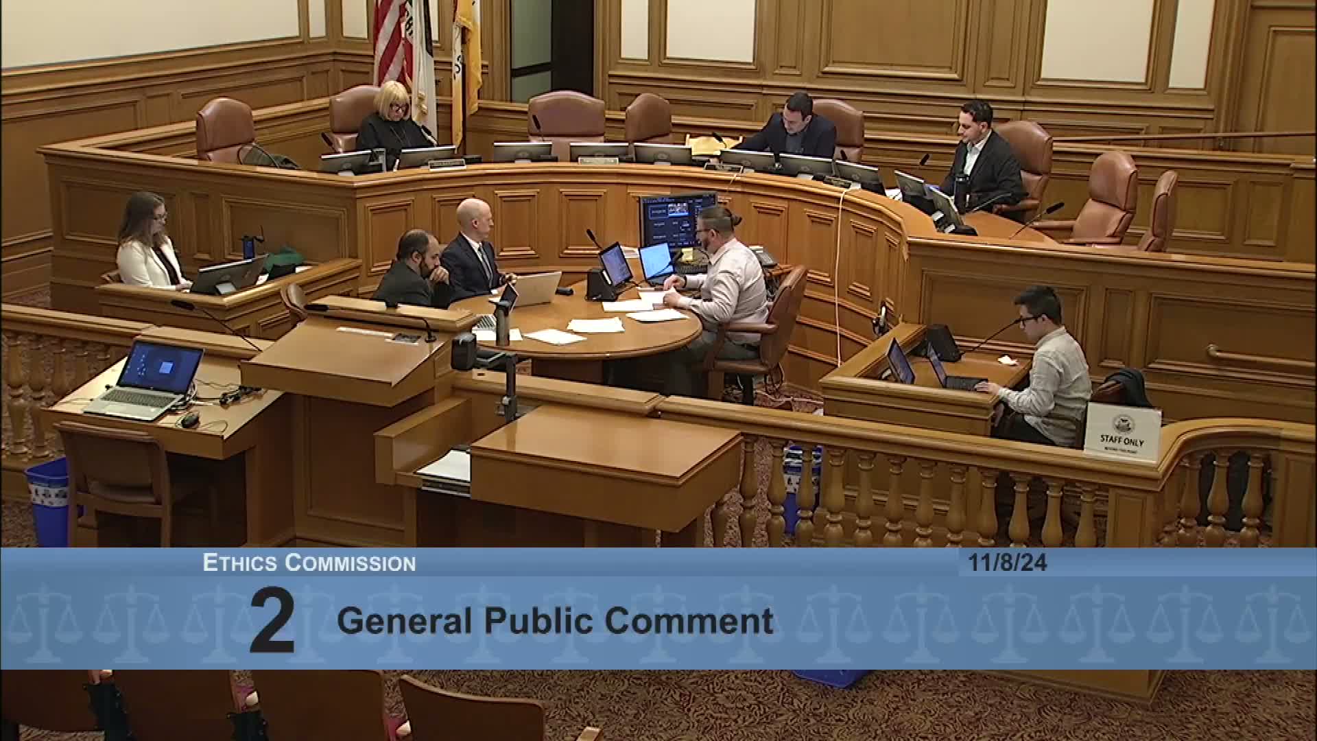 Ethics commission authorizes executive director to make minor regulatory edits and adopts 2025 meeting calendar