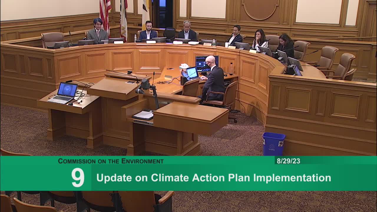 Richard Chen updates San Francisco's climate action plan with new dashboard features