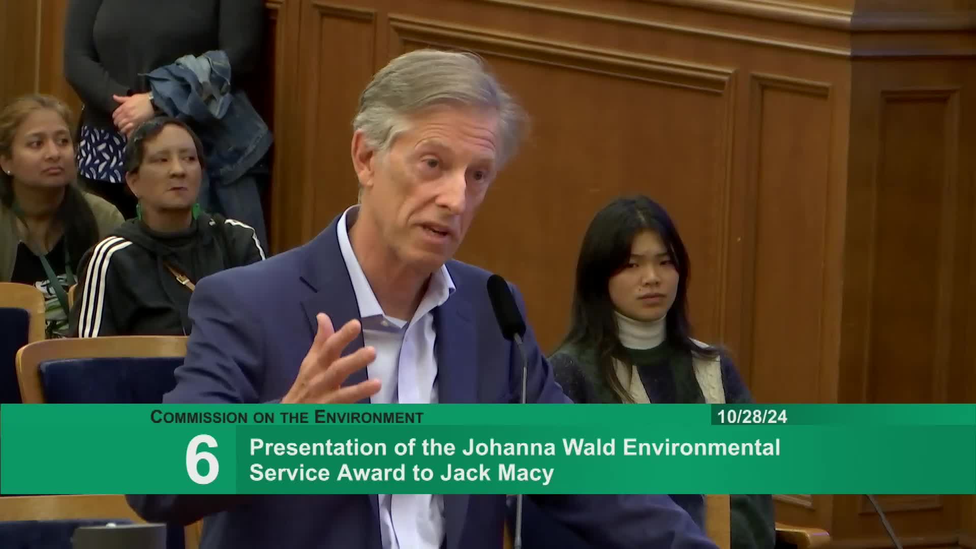 Jack bids farewell to San Francisco's Department of Environment after impactful service