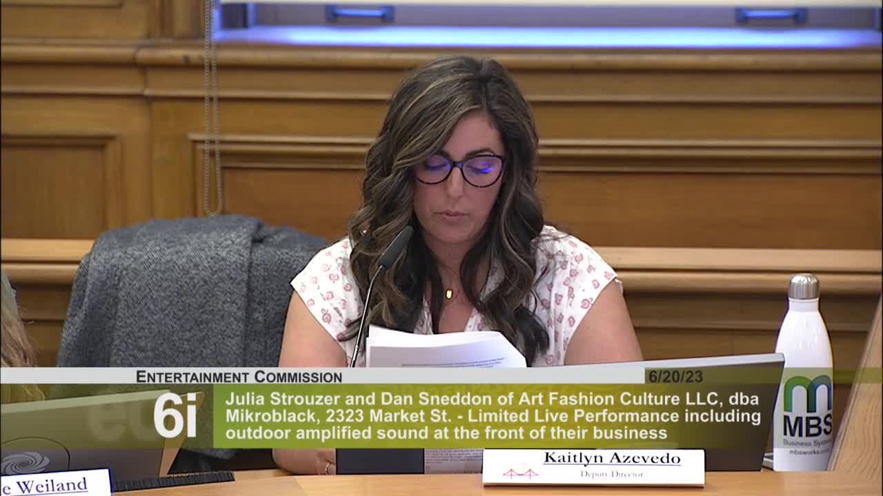 Microblack owner Jules addresses community opposition at permit hearing