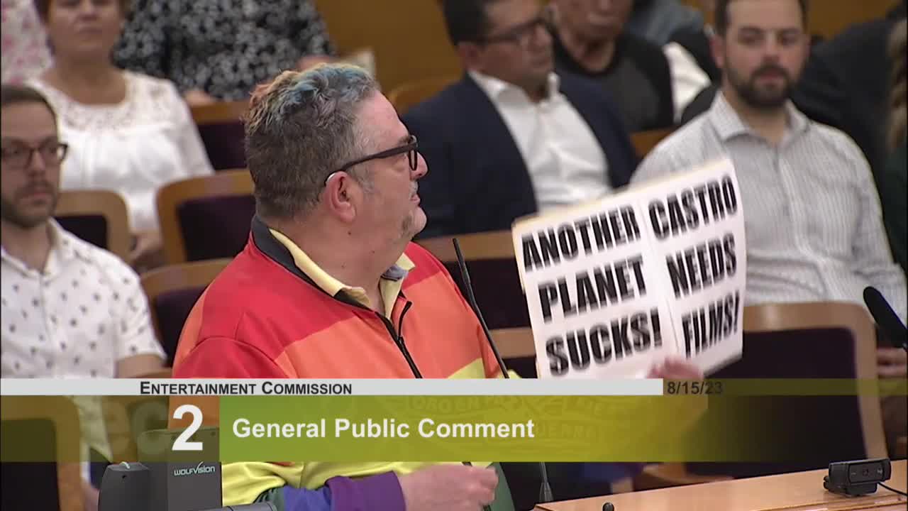 Michael Petrellis urges commission to address Castro Theater's 171 dark nights