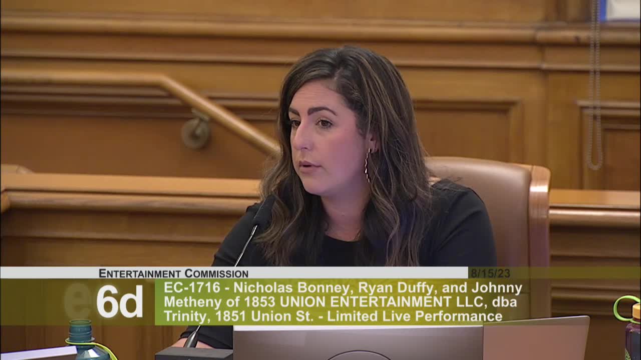 Union Street venue seeks permit to host live entertainment amid noise complaints