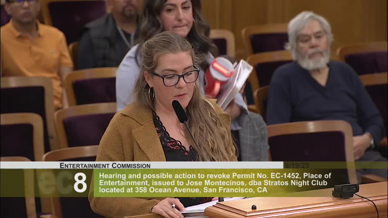 San Francisco Entertainment Commission revokes Stratos Nightclub's permits due to repeated violations