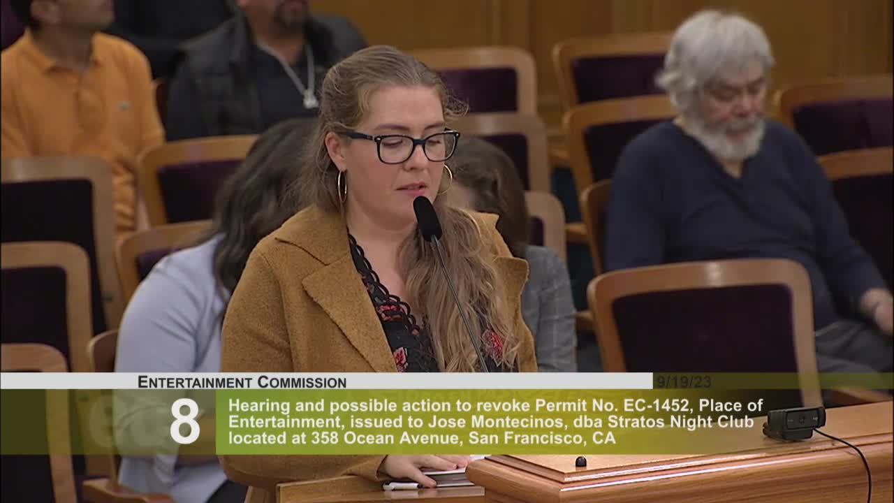 City Council recommends revocation of Stratos Nightclub's entertainment permit in Excelsior