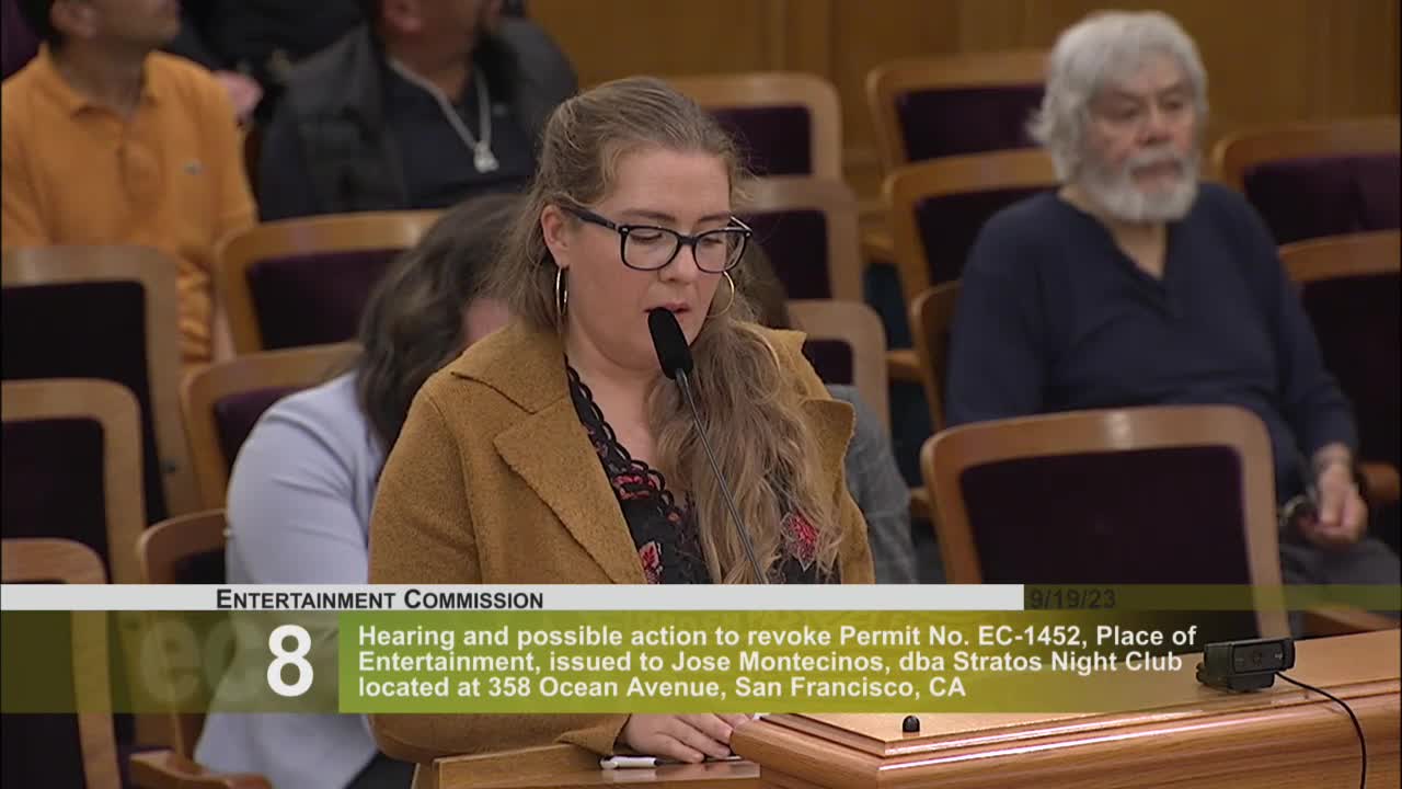 San Francisco Entertainment Commission evaluates Stratos Nightclub's permit following violence incidents