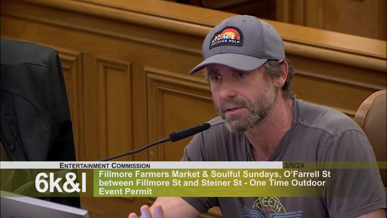 Commission approves weekly outdoor permit for Fillmore Farmers Market and Soulful Sundays