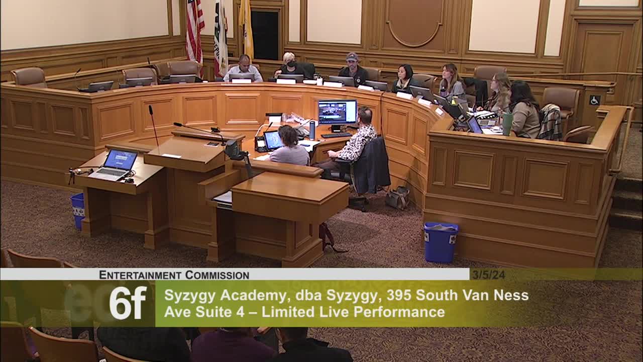 Syzygy gains support for eight indoor events permit amid neighbor opposition