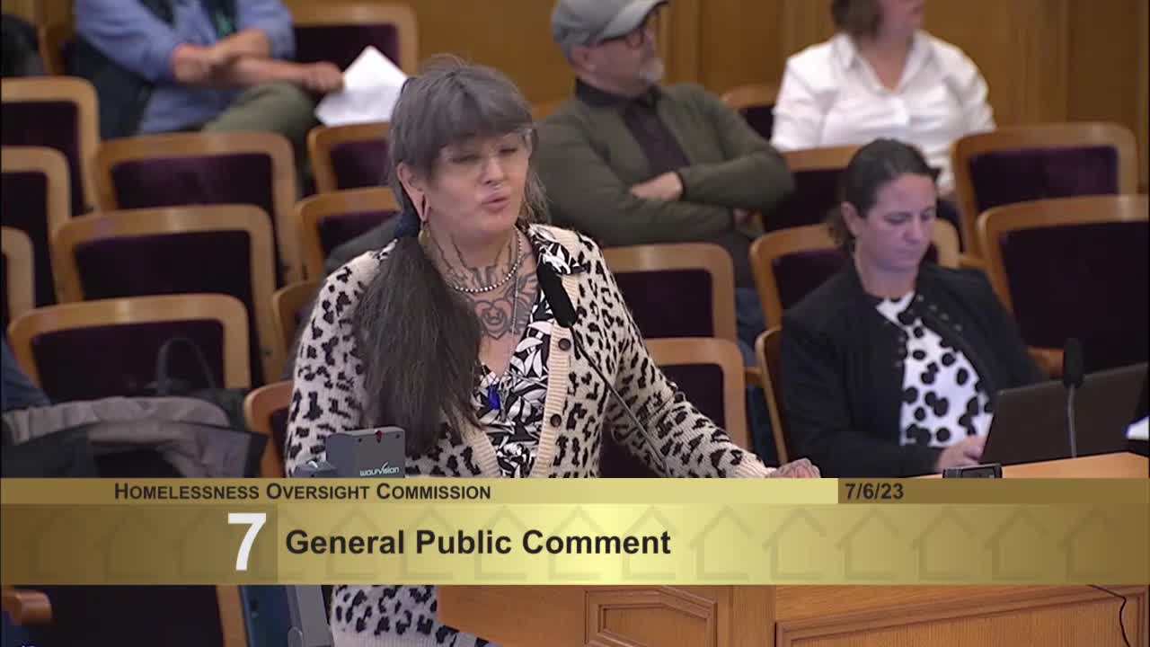 Leah Paradiso advocates for transgender support at Taman Bouton Navigation Center meeting