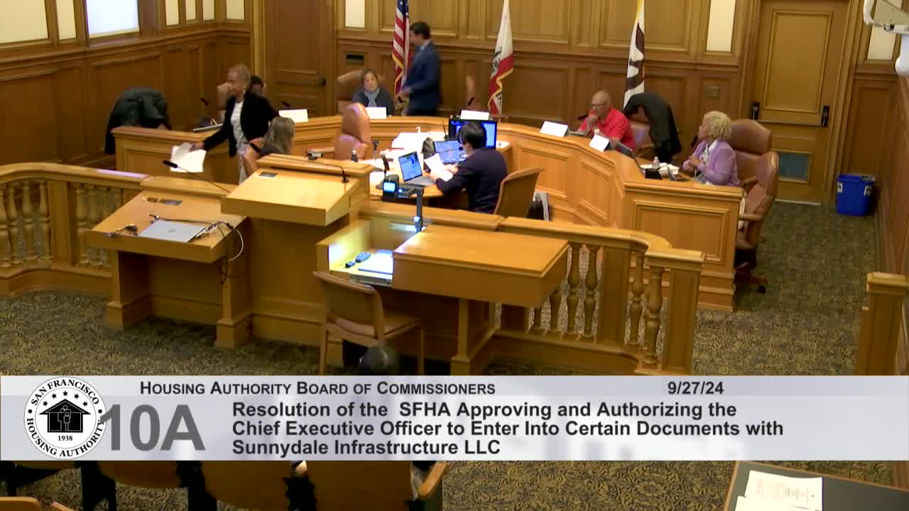 San Francisco Housing Authority approves infrastructure plans for Sunnydale HOPE SF project