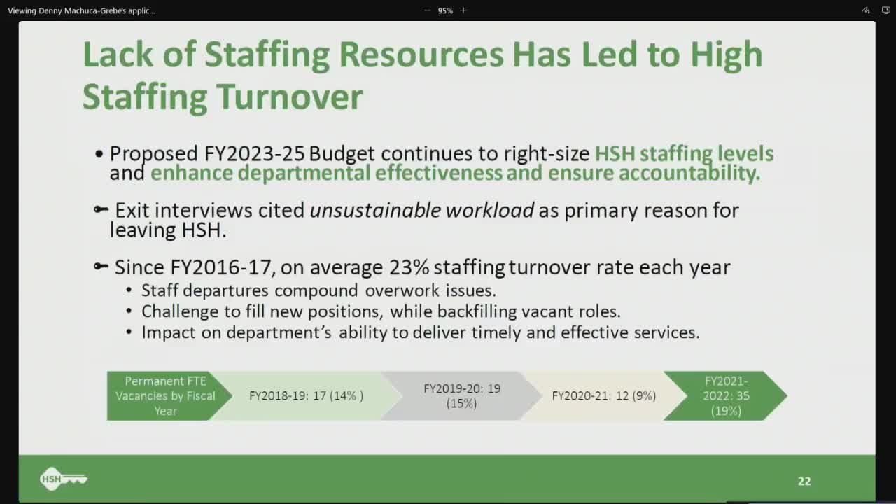 Department proposes budget for permanent staff amid turnover challenges