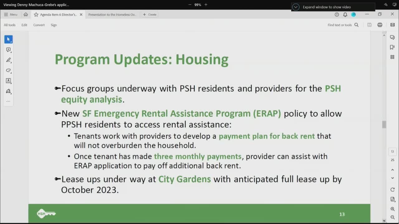 San Francisco launches emergency rental assistance program for PSH residents