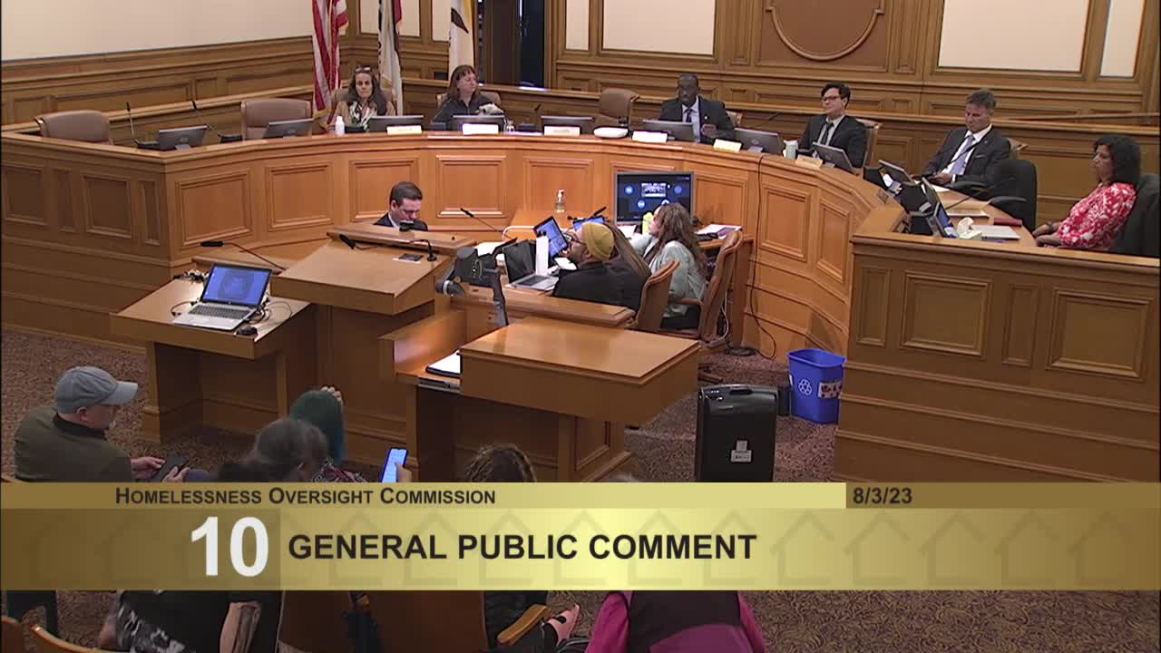 Frontline worker advocates for shared responsibility in housing support at City Hall hearing