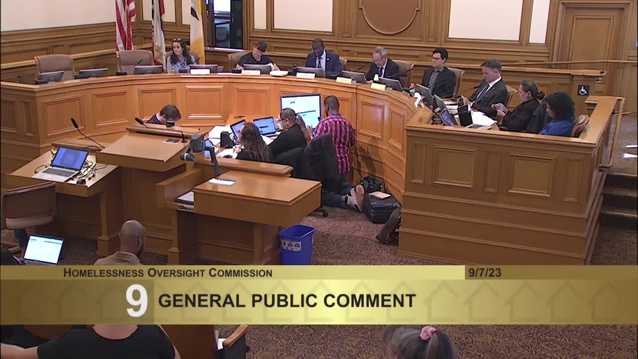 Homelessness Oversight Commission hears public concerns on drug tourism in San Francisco