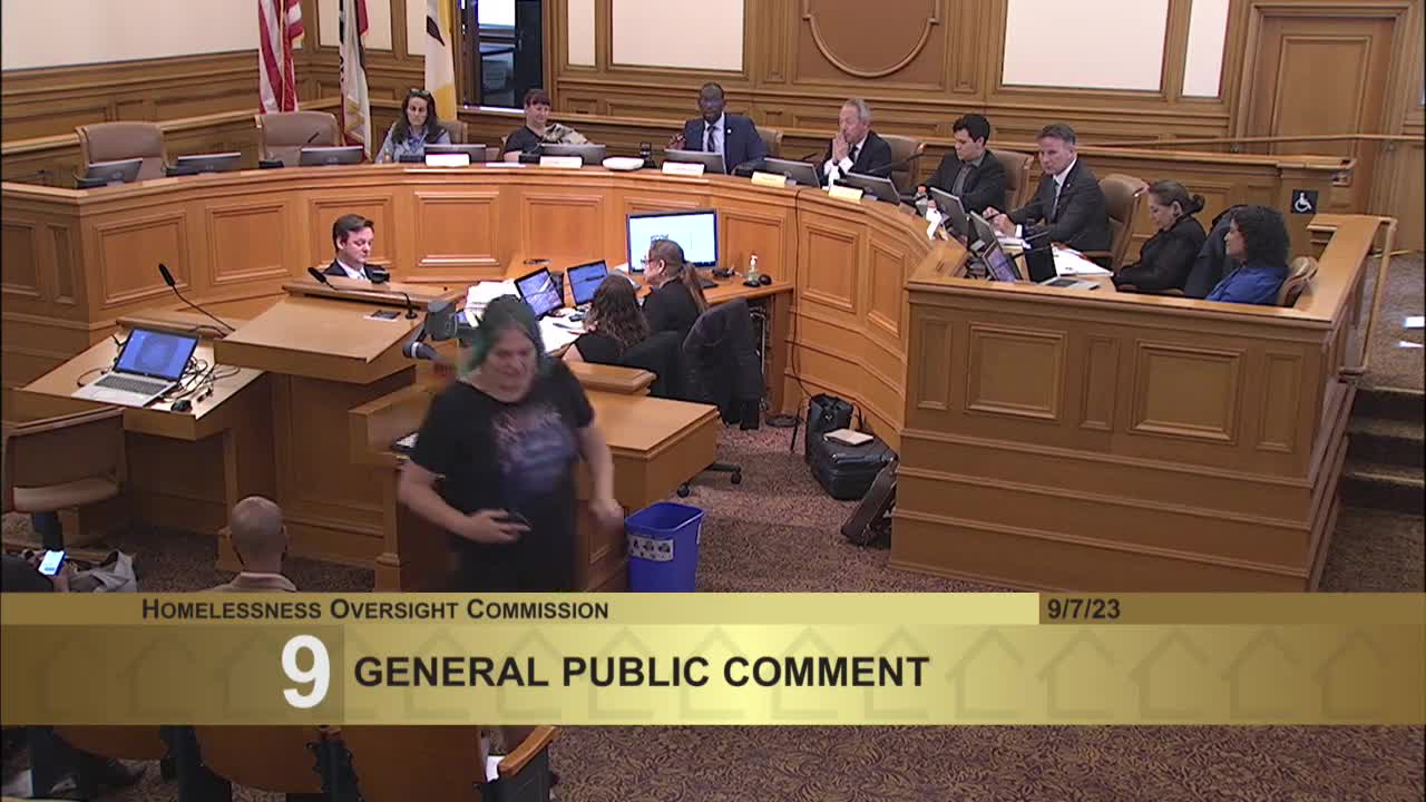 Commissioner urges transparency and audits for San Francisco homelessness services