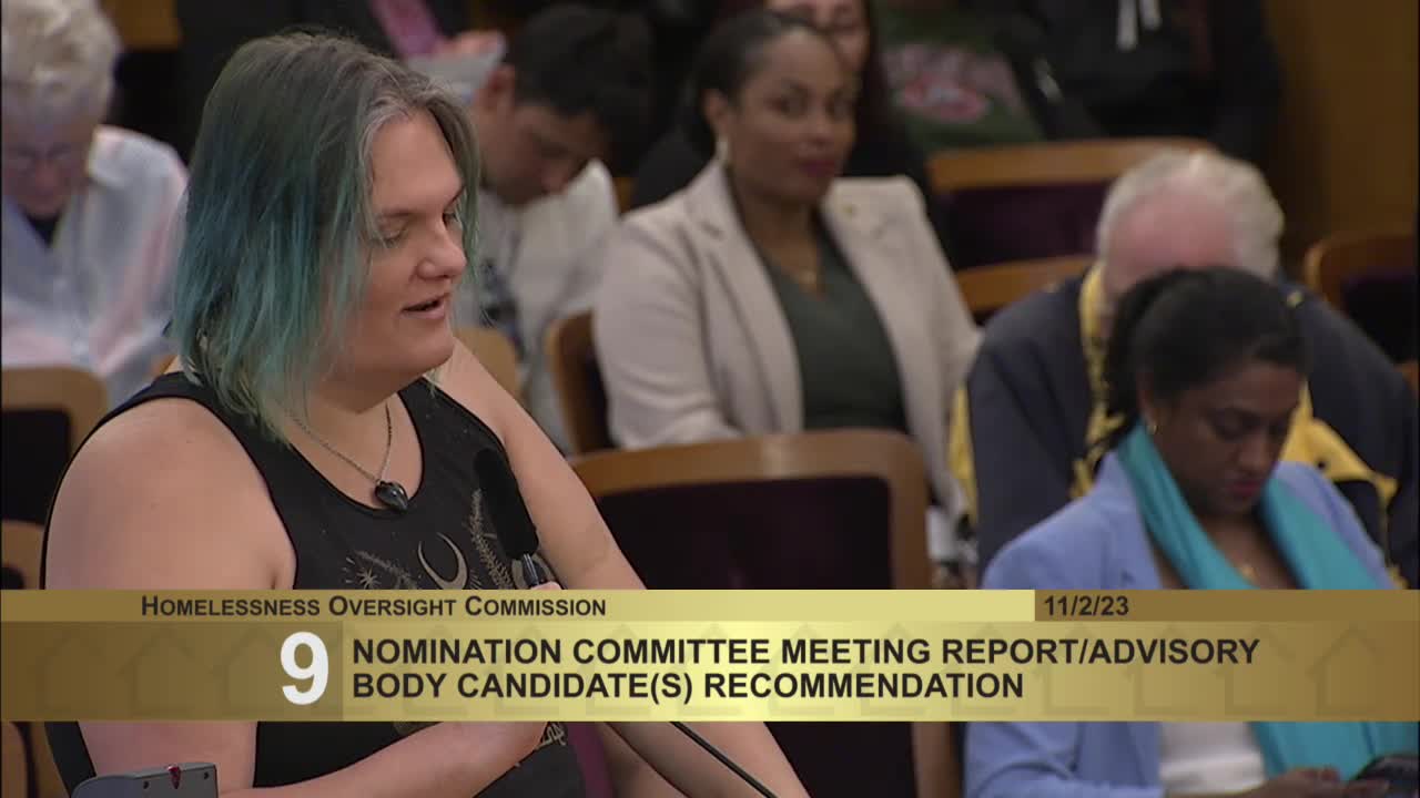 San Francisco residents voice support for Mercedes Bullock's LHCB nomination