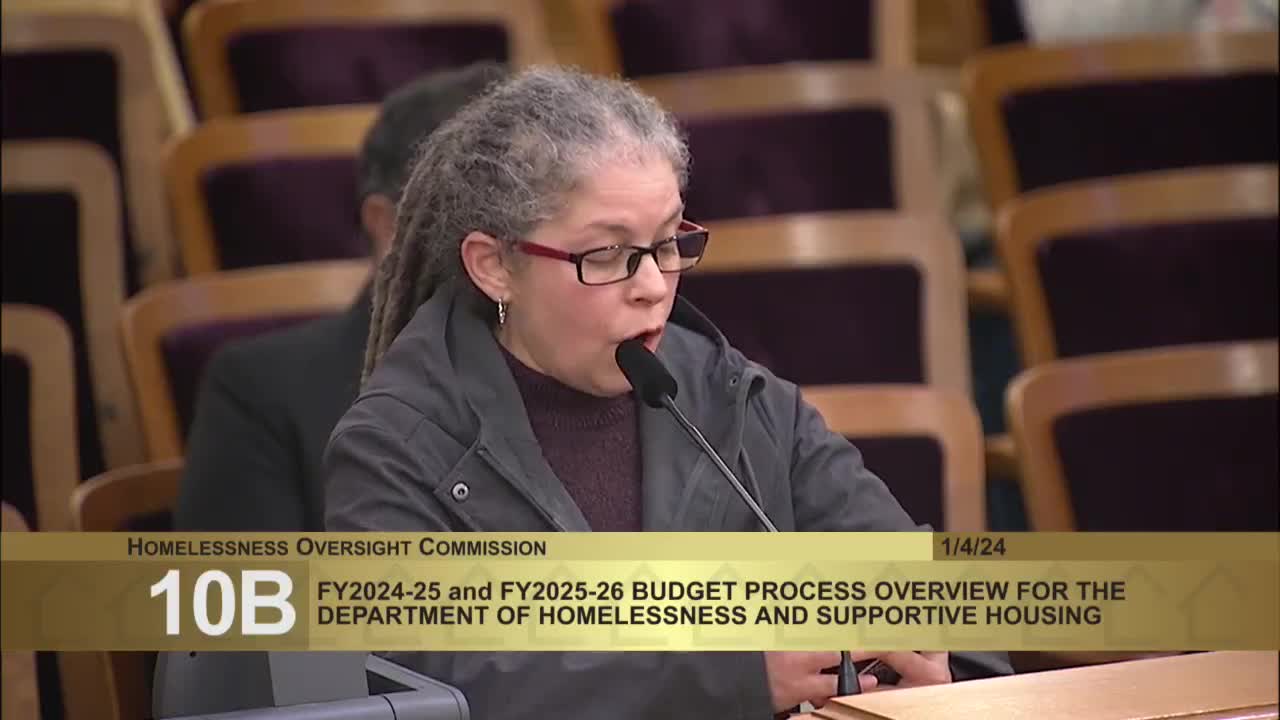 Hope Kammer urges San Francisco commission to protect housing funds from mayor's budget cuts