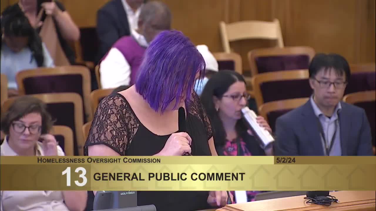 Flo Kelly highlights challenges for RV residents during homelessness commission meeting