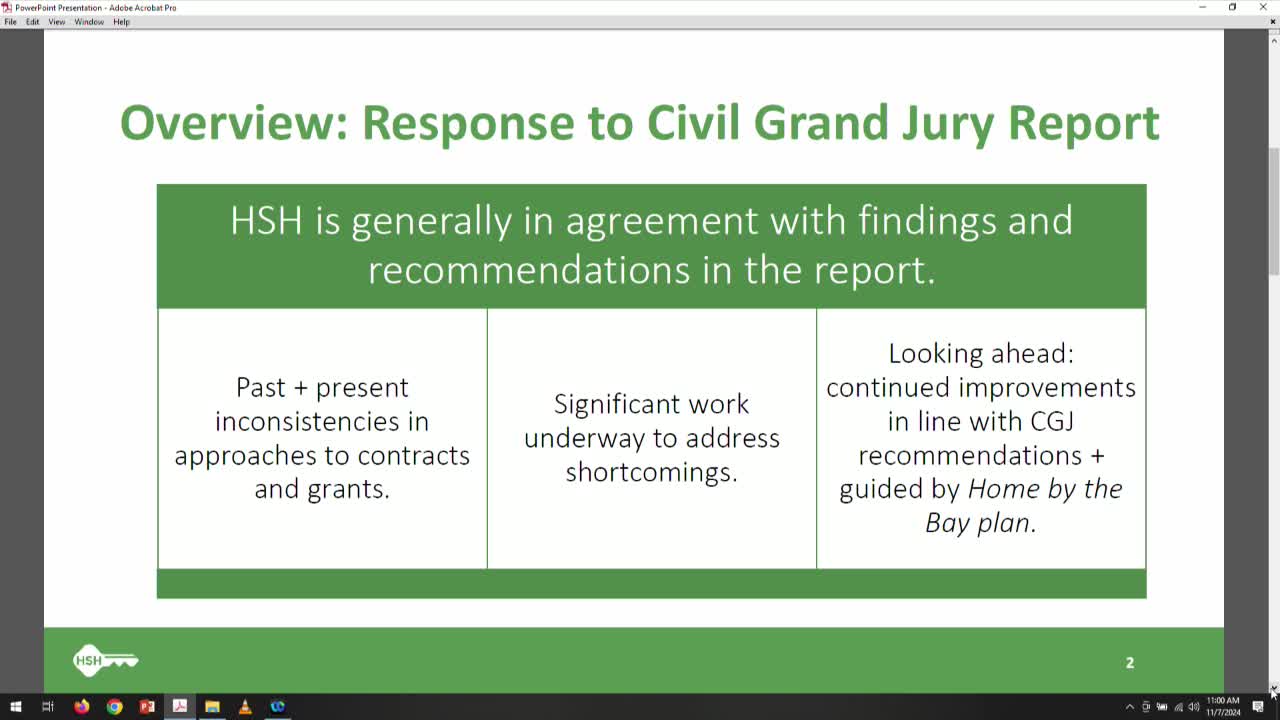 Commission responds to civil grand jury recommendations on Home by the Bay plan