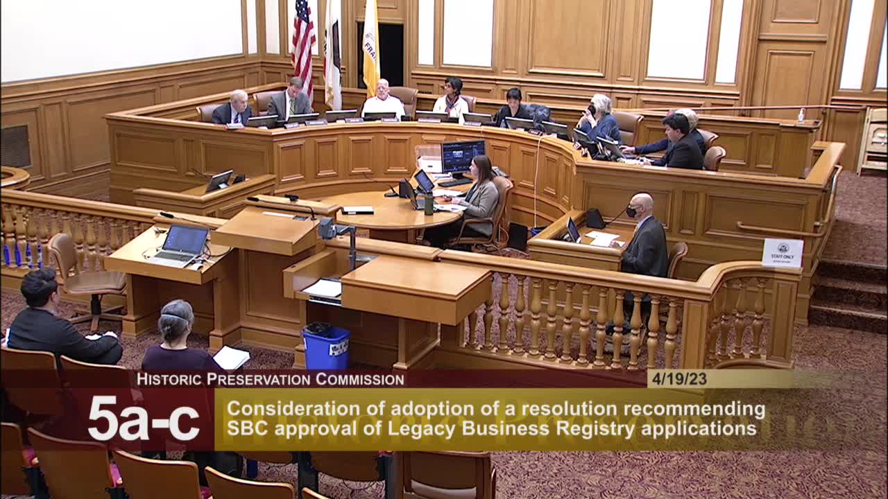 San Francisco Commission approves three new legacy businesses for community support