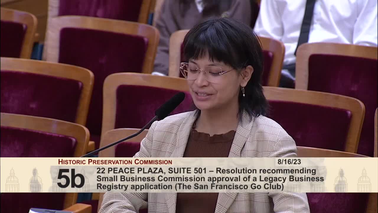San Francisco Go Club seeks legacy business status to honor cultural significance