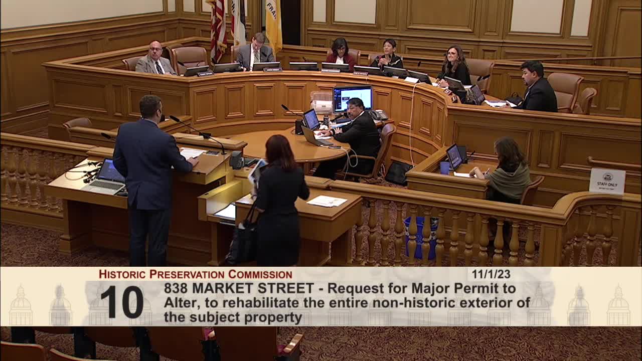 Planning Commission reviews Market Street facade remodel for Kearney Market District