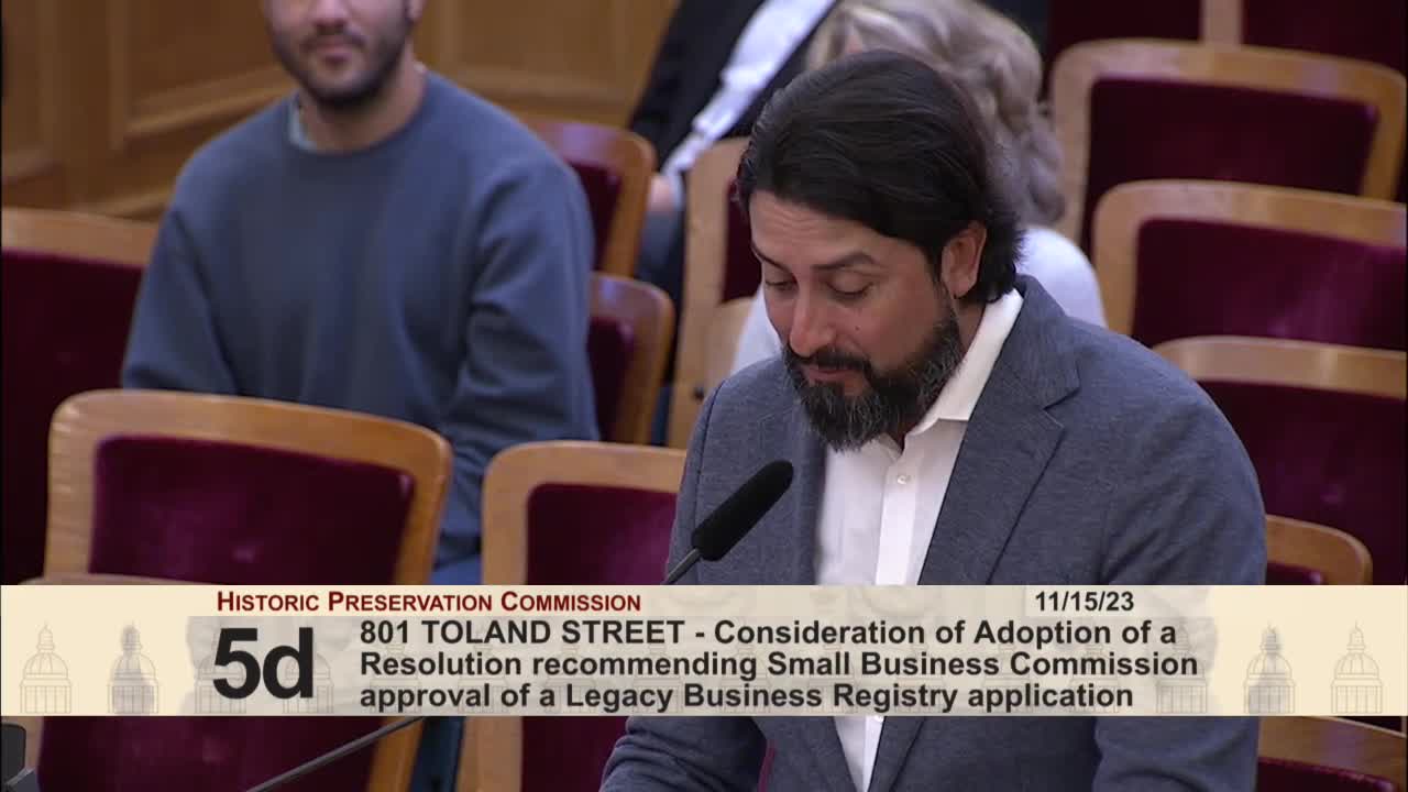 Historic Preservation Commission supports SCRAP and Heroes Club for legacy business registry