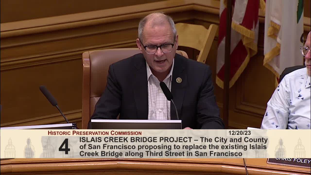 Commissioners debate alternatives for historic bridge in Bayview neighborhood EIR